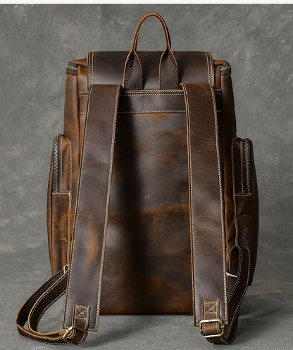 Theobald: Adventurer's Choice - Vintage Crazy Horse Leather Backpack