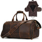 Winifred: Elite Crazy Horse Leather Travel Suit Bag – Ultimate Business Duffle Bag