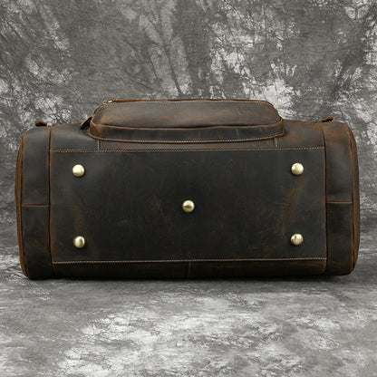 Aethelred: Leather Travel Duffle Bag