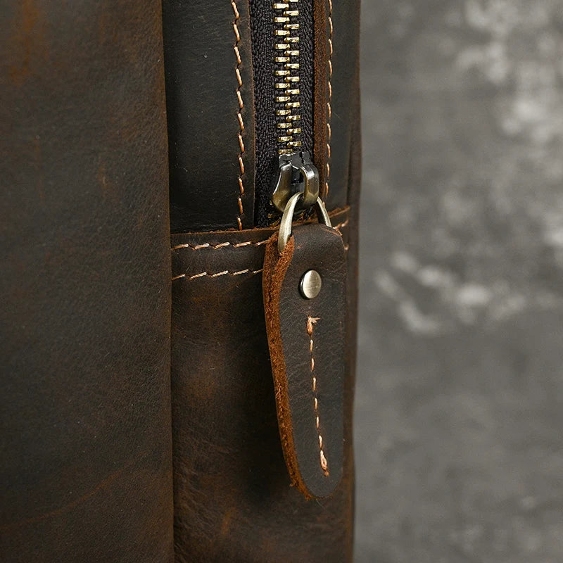 Aethelred: Leather Travel Duffle Bag