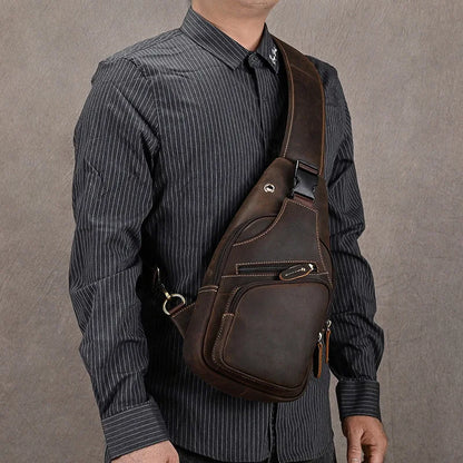 Alaric: UrbanGuardian - Slim Anti-Theft Chest Bag / Crossbody Bag