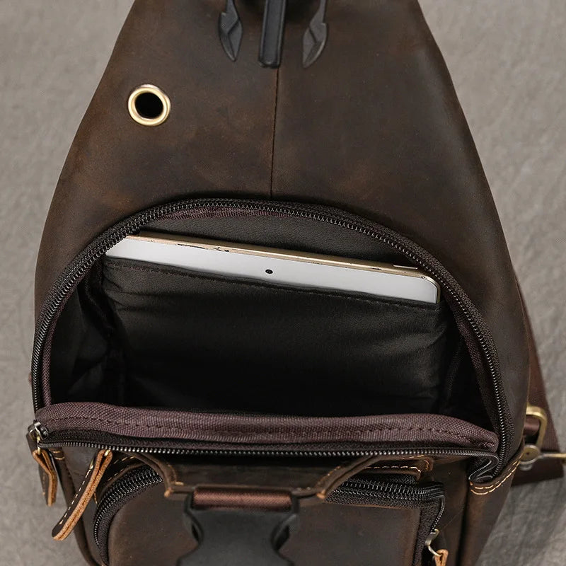 Alaric: UrbanGuardian - Slim Anti-Theft Chest Bag / Crossbody Bag