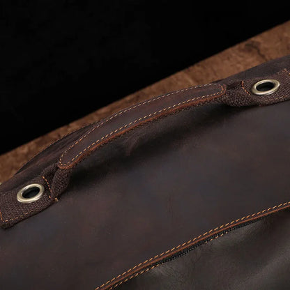 Walter: Timeless Traveler - Vintage Crazy Horse Leather Duffle Bag