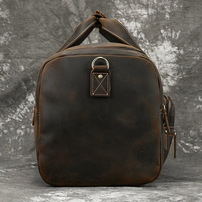 Aethelred: Leather Travel Duffle Bag