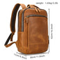Heritage Trailblazer: Vintage Crazy Horse Leather Backpack - Fenrir Vintage Emporium